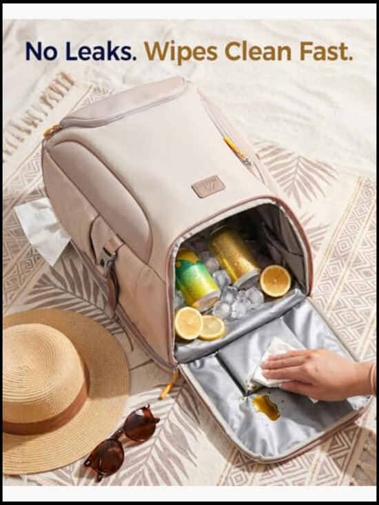 Cooler Backpack Insulated Lunch Bag for Beach Picnic Hiking Camping Leakproof